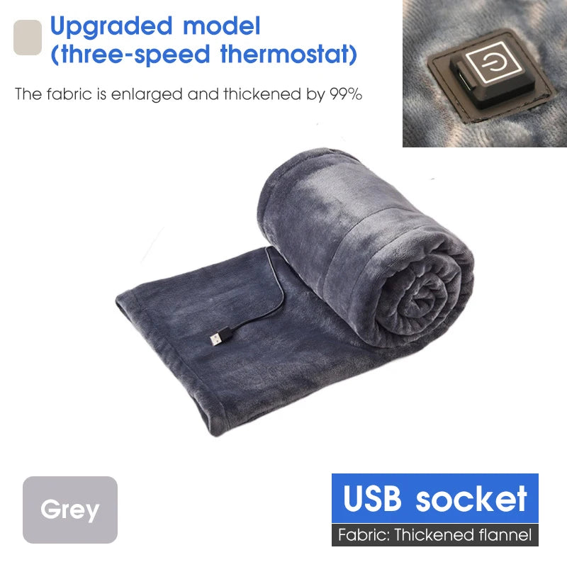 Electric Blanket 220V Thicker Automatic Thermostat Electric Heating Blanket Body Warmer Thermal Mattress for Room Blanket heated
