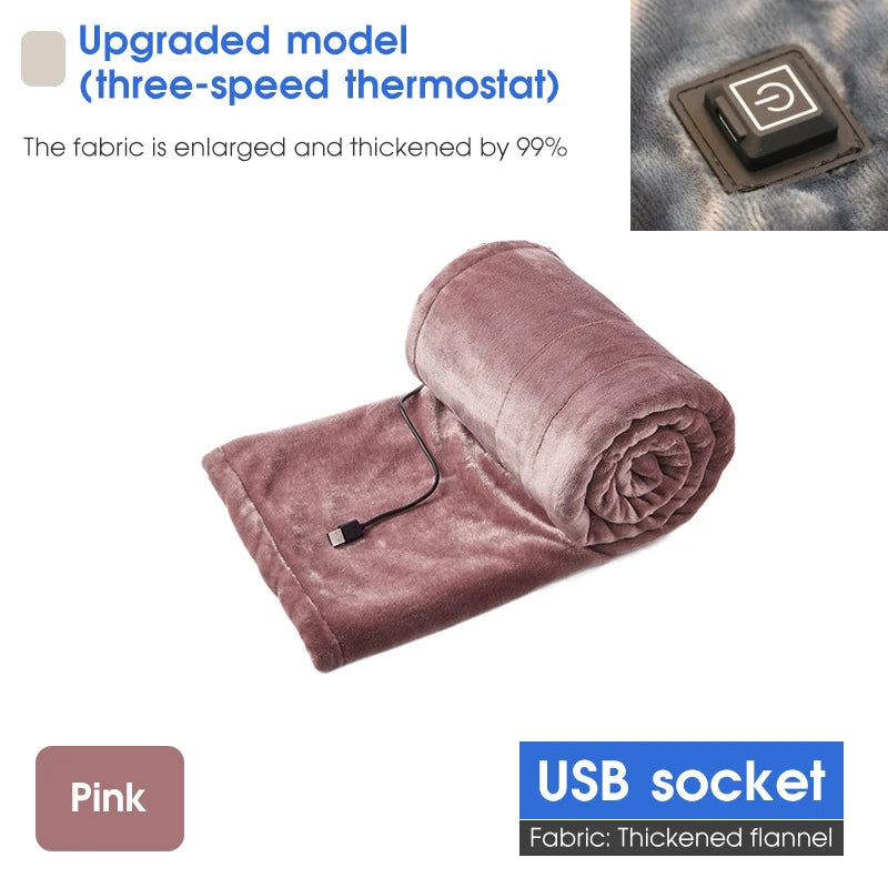 Electric Blanket 220V Thicker Automatic Thermostat Electric Heating Blanket Body Warmer Thermal Mattress for Room Blanket heated
