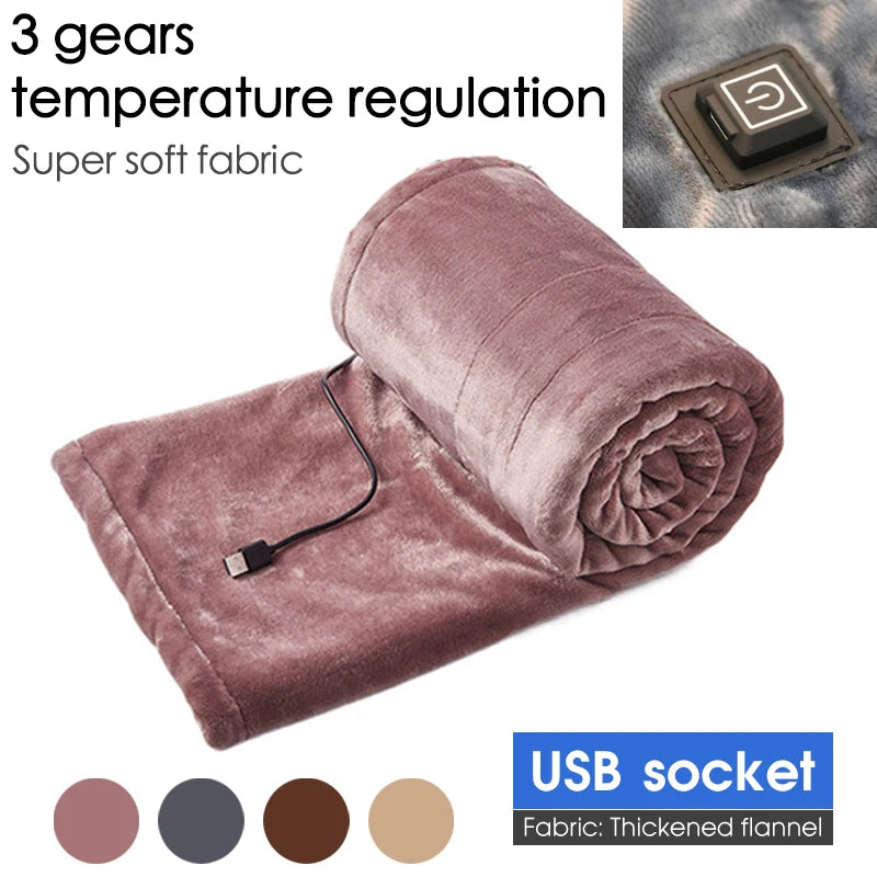 Electric Blanket 220V Thicker Automatic Thermostat Electric Heating Blanket Body Warmer Thermal Mattress for Room Blanket heated