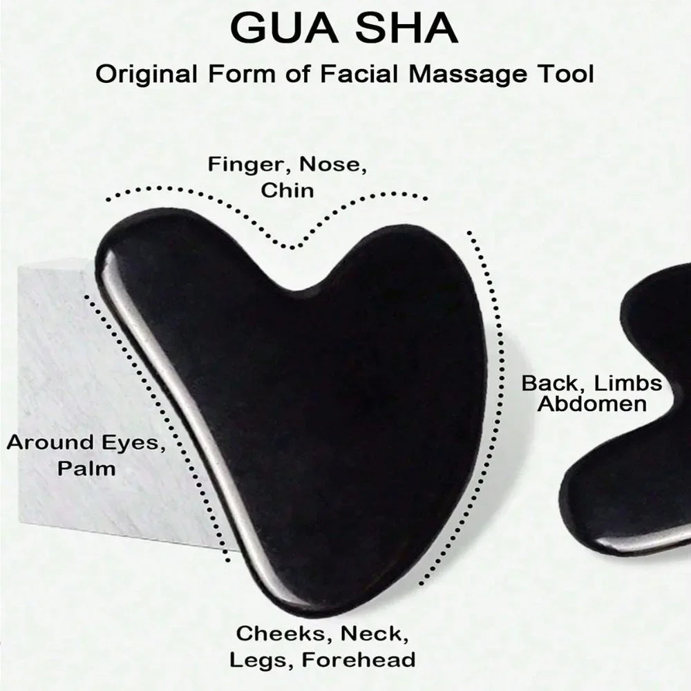 3Pcs Ice Face Roller Gua Sha Board Set Facial Massage Roller Face Massager Face Lifting Contouring Tools Beauty Skin Care Tools