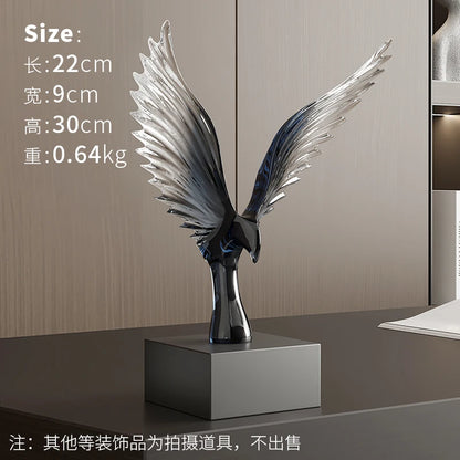 Creative Decor Sculptures Luxury Ornament  Artistic Soft Decoration  Modern Minimalist Living Room Office Wine Cabinet Decor