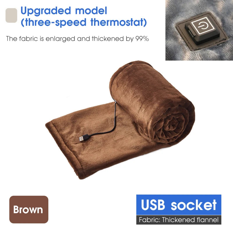 Electric Blanket 220V Thicker Automatic Thermostat Electric Heating Blanket Body Warmer Thermal Mattress for Room Blanket heated